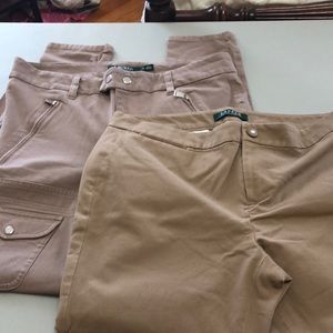 Bundle of 2 Ralph Lauren pants size 10